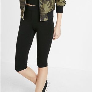 Express high waisted cropped leggings